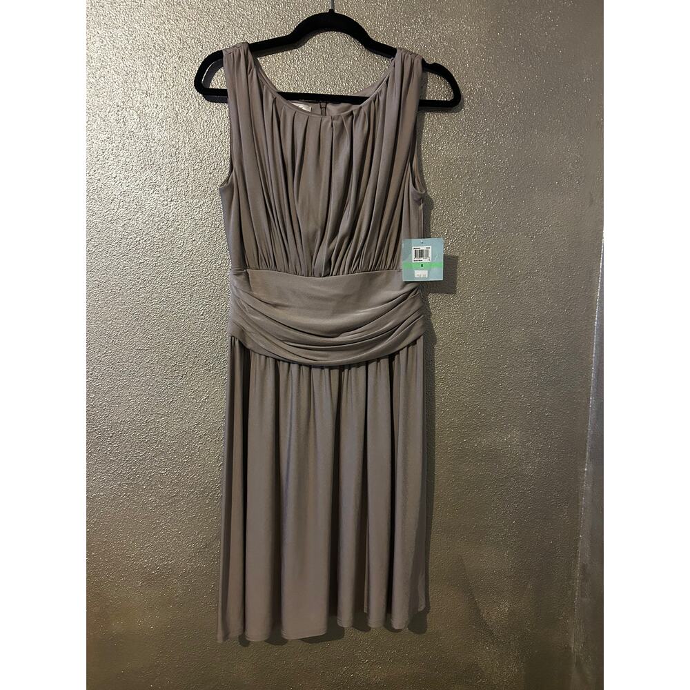 Suzi Chin Maggy Boutique Moon Beam Cocktail Mother of the Bride Ruched Dress